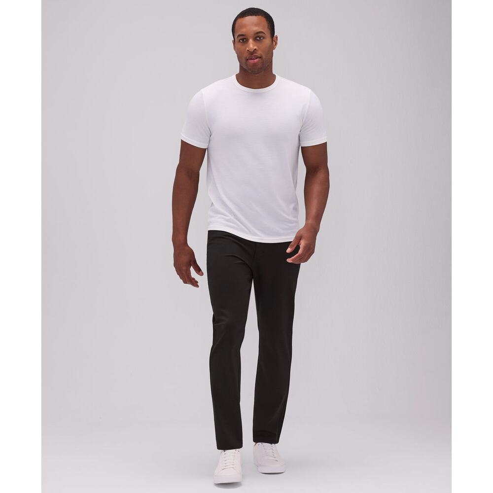 Unbound Merino Men's Slim Traveler Pants Black Size 28x28 Wool NWOT Minimalist